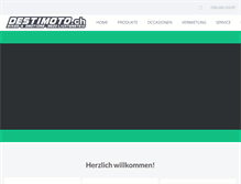 Tablet Screenshot of destimoto.ch